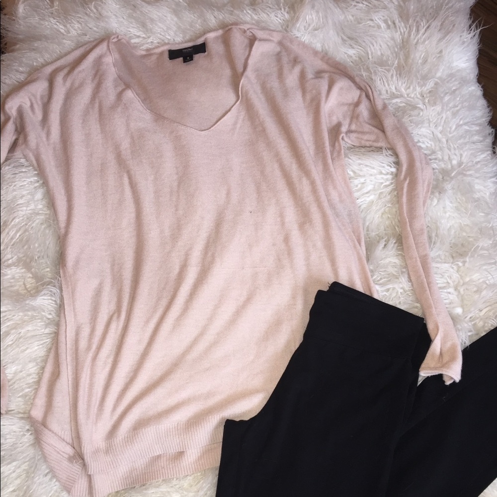 Lightweight Blush Colored Sweater